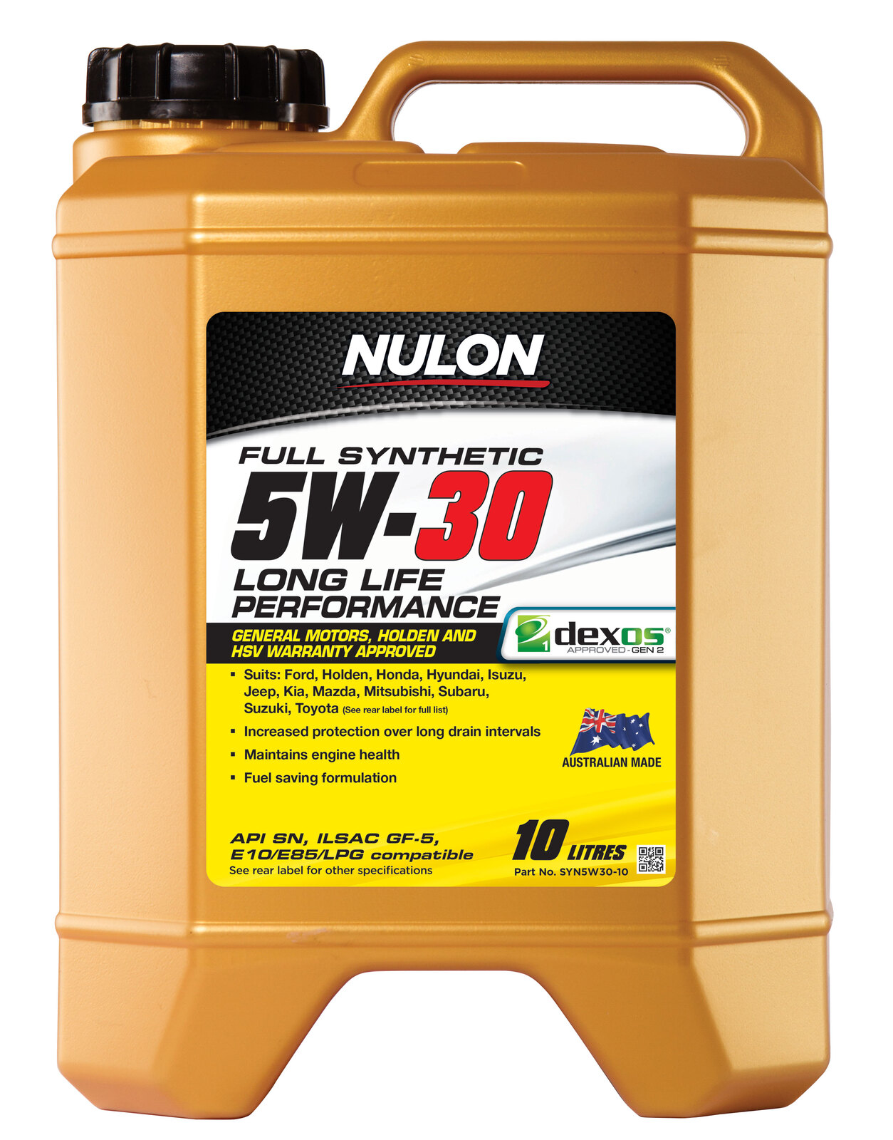 NULON Full Synthetic Long Life Engine Oil 10L, Each