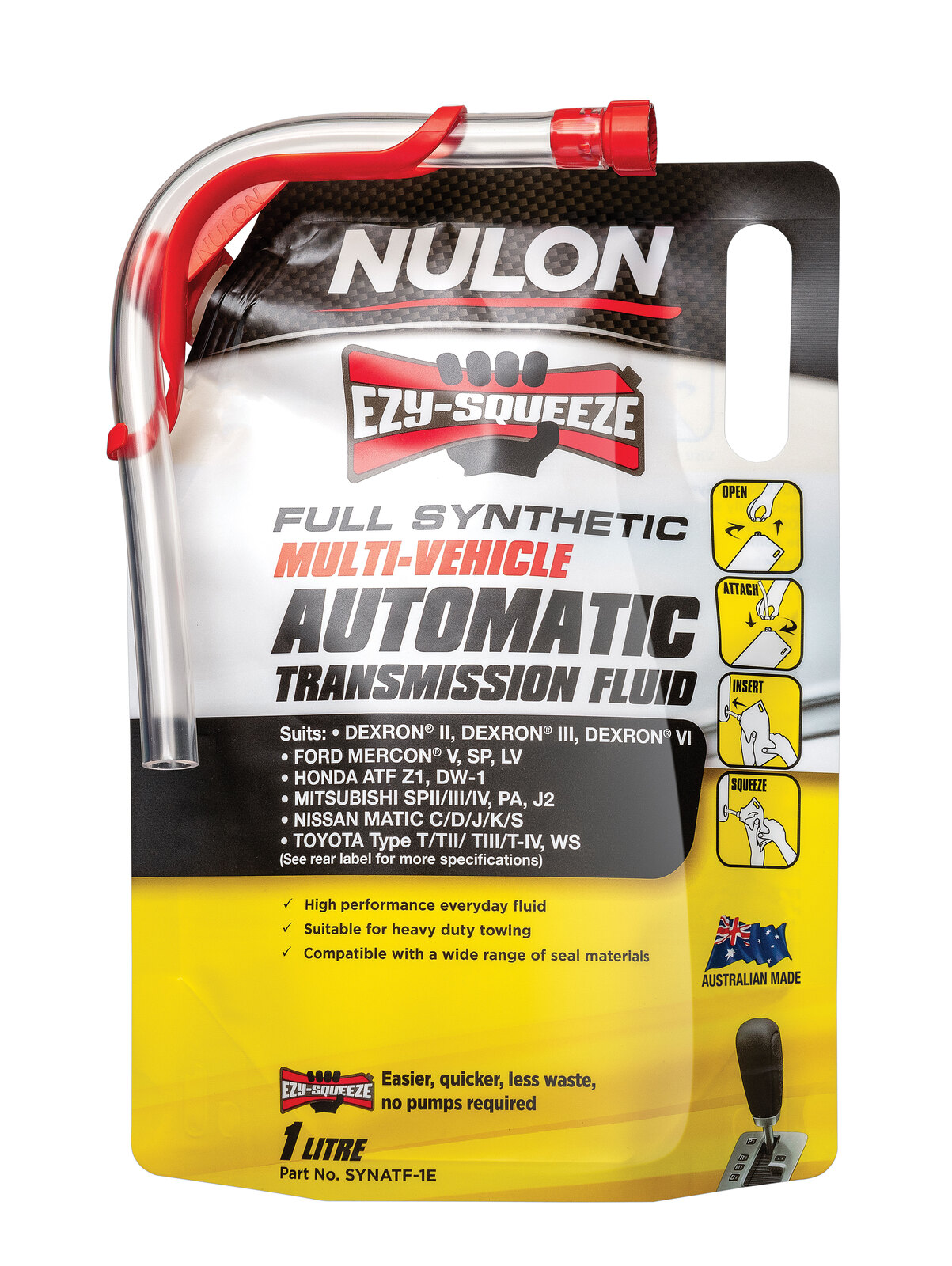 NULON Ezy Squeeze 100% Synthetic Auto Trans Fluid, Each