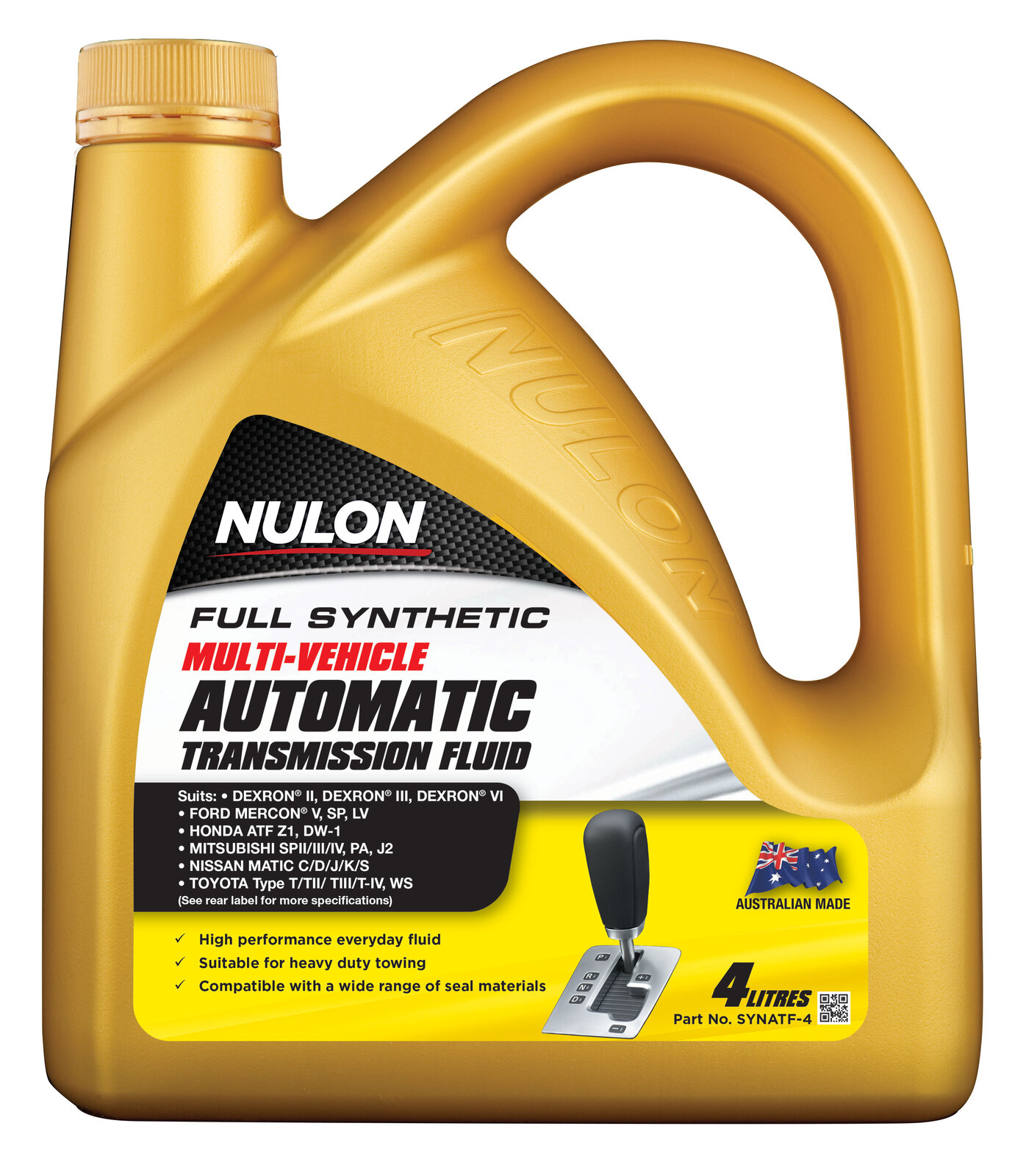 NULON 100% Synthetic Auto Tran Fluid, Each