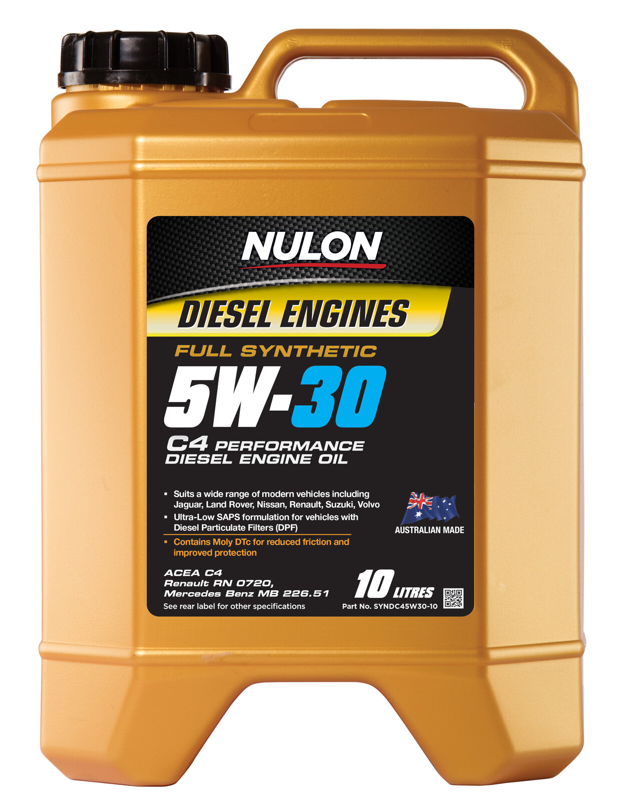 NULON Full Synthetic 5W-30 C4 Performance Dies, Each