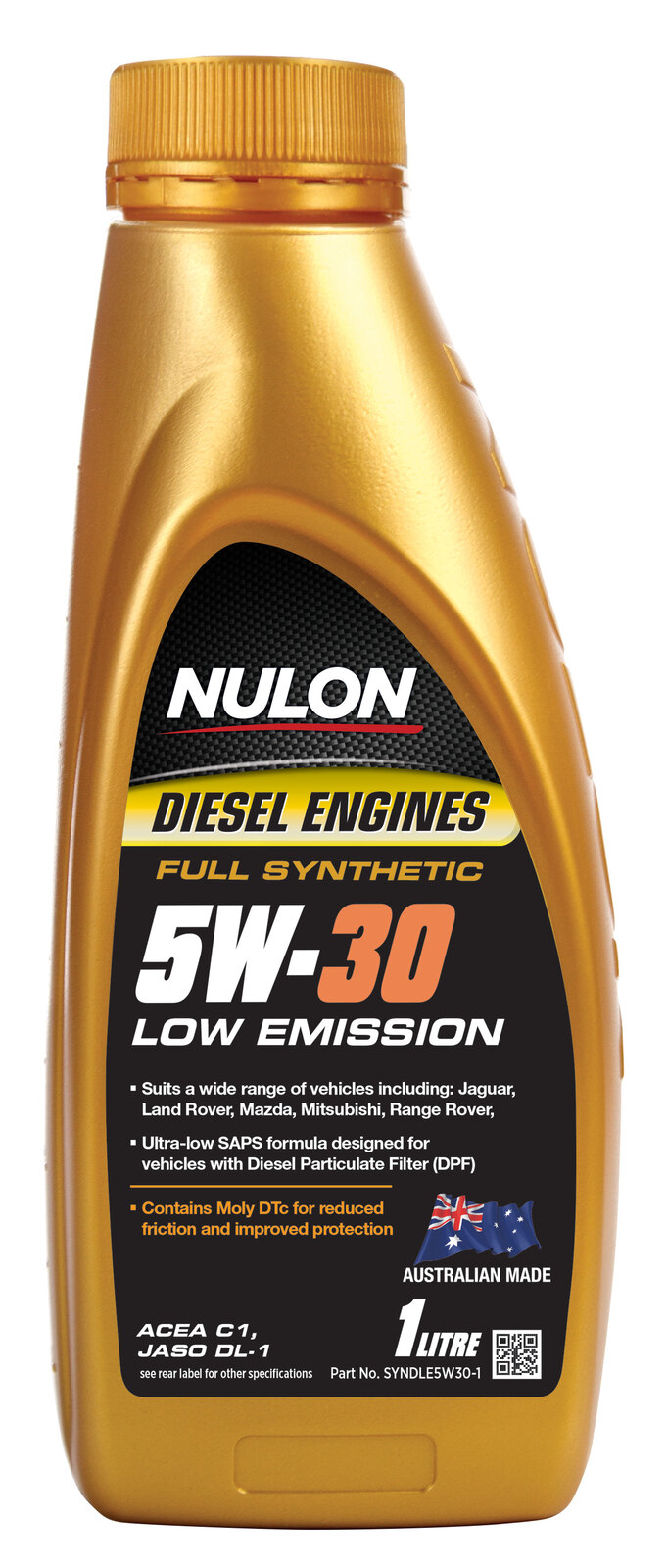 NULON Full Synthetic 5W-30 Low Emission Diesel, Each