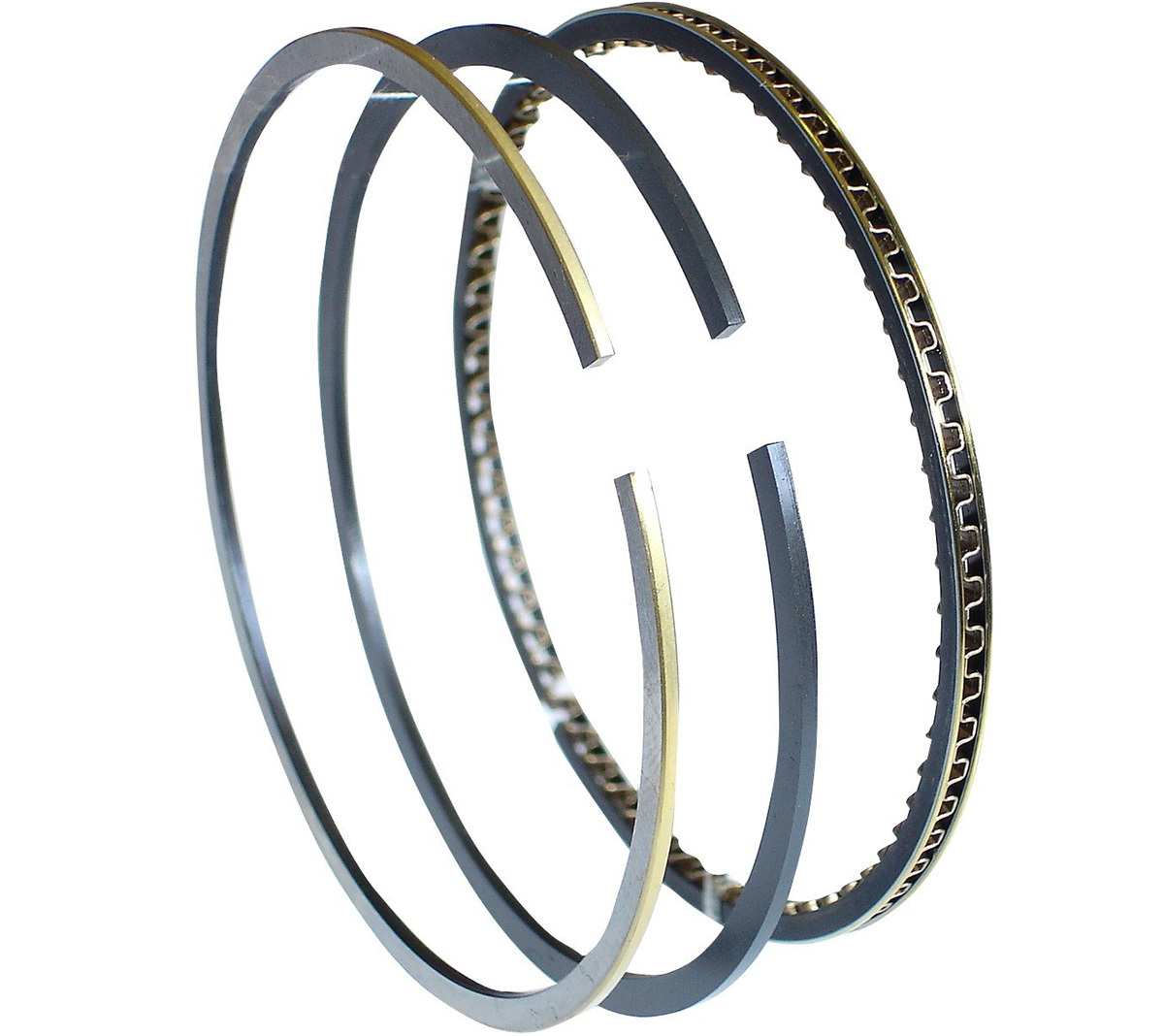 Piston Rings, PlasmaMoly, 4.155 in. Bore, 1/16 in., 1/16 in., 3/16 in