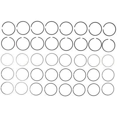 Perfect Circle Ring Set, Plain, For Buick 364 Eng. (57-61), Chev. 348, 396, 400, 402 Engs. (58-61, 70-77), Chev.Trk, Set