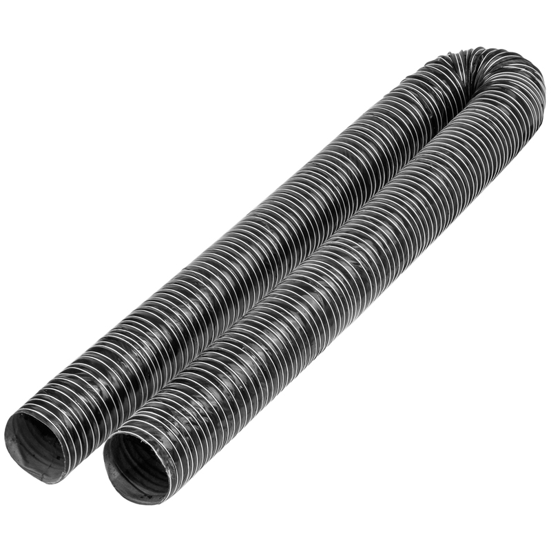 Silicone Black Flexible Brake Cooling Air Ducting 51mm (2") x 2 Mtrs