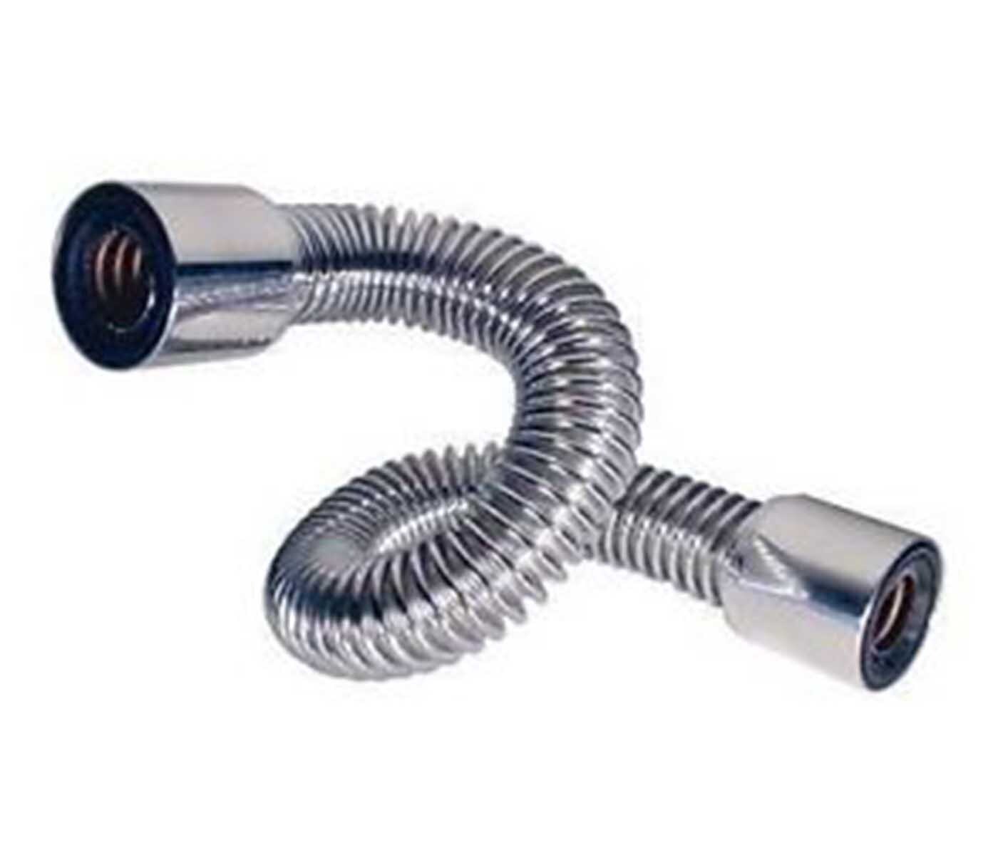 Chrome Radiator Hose Kit 12" w/Caps