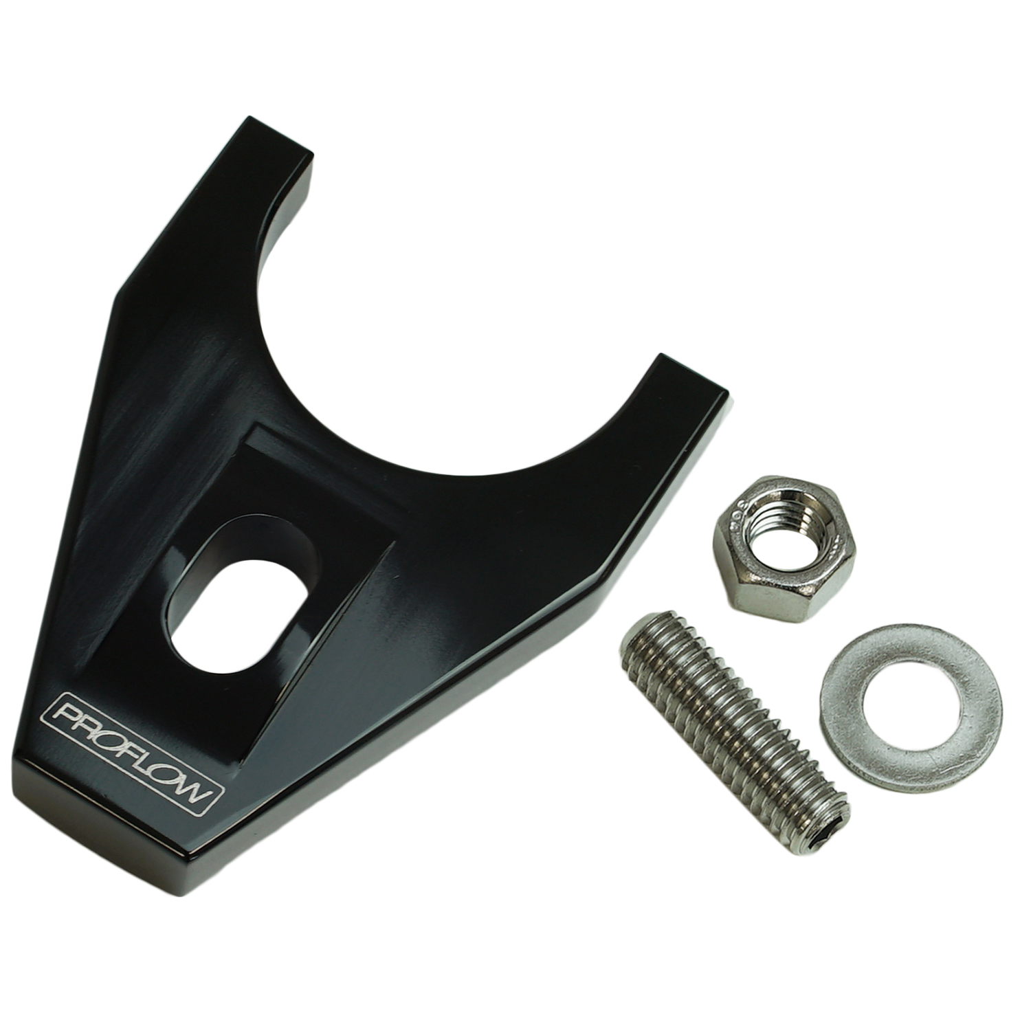 Billet Distributor Clamp & Bolt Suit Holden Commodore V8 Black