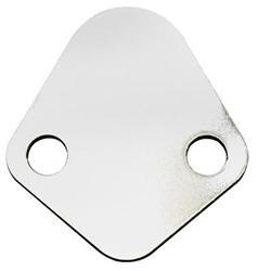 Chrome Fuel Pump Block Off Suit Chevrolet Small-Block