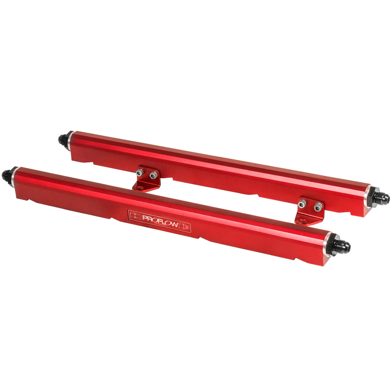 Holden Chevrolet GM LS1 Fuel Rails Red Flow Series 2