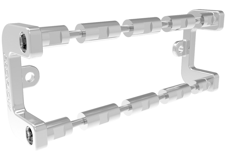 Ignition Coil Relocation Brackets, LS, Billet Aluminium, Polished
