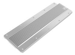 Engine Valley Cover, LS2 LS3, Cast Aluminum, Polished, Finned, Chev Holden , Each