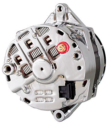 Alternator, Internal Regulator, 200 Amp, Chrome Plated, Buick, Chevy,Holden, Each