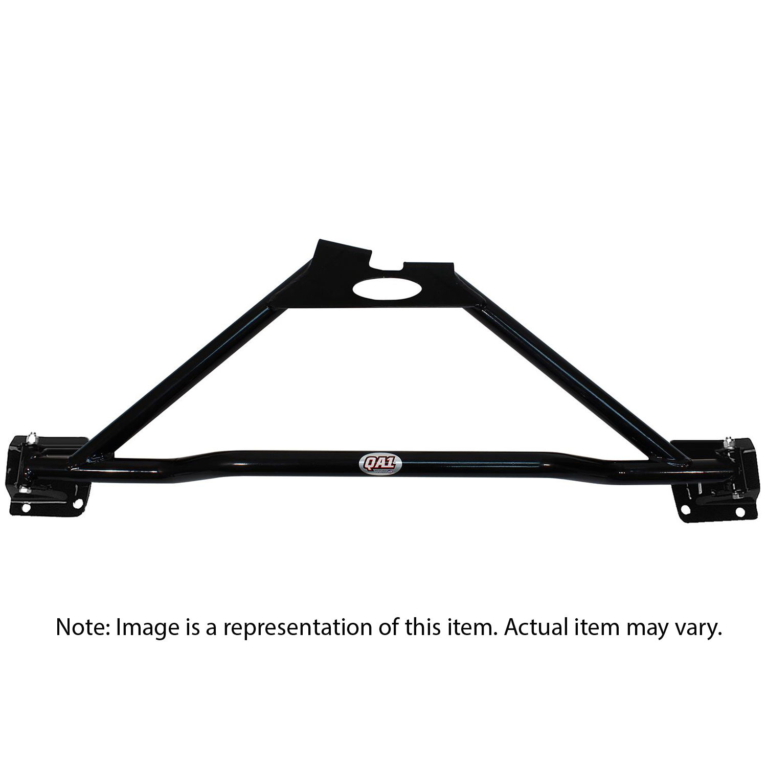 Strut Tower Brace, Front Upper, Steel, Black Powdercoated, Ford, V8, Each