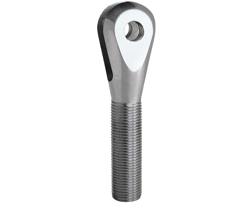 CLEVIS, CARBON STEEL, CHROMELH 3/8-5/8 3/8 SLOT