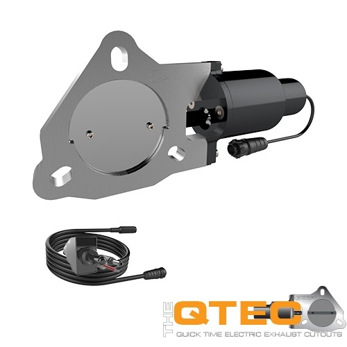 Exhaust Cutout, Electric, Aluminum, Bolt-On, 3 in. Diameter, Each