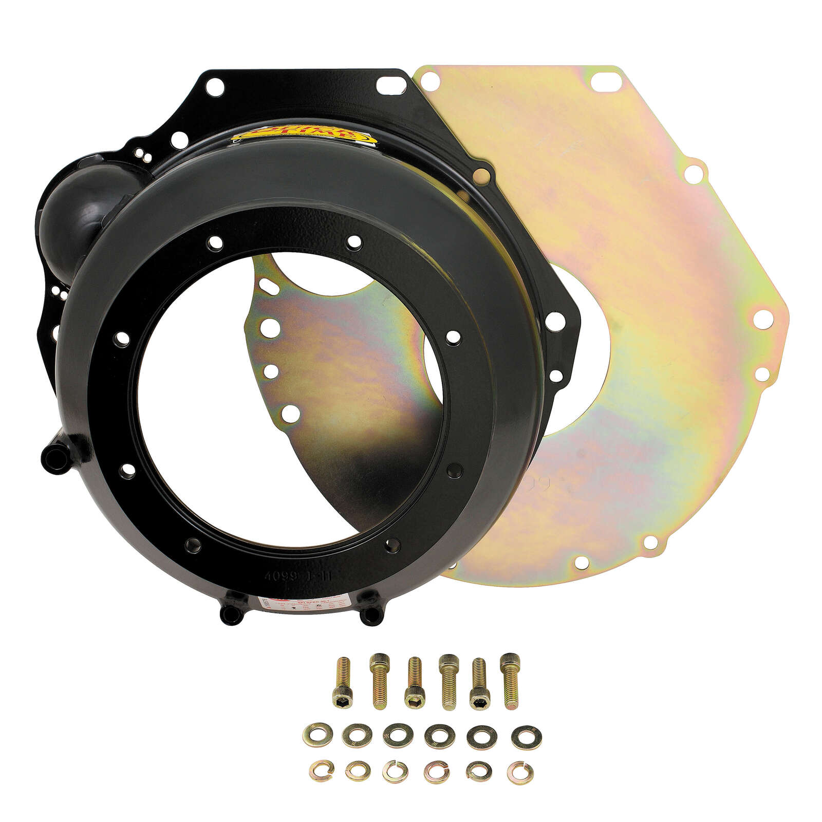 Bellhousing Steel SFI Approved, Ford 6Cyl to GM PowerGlideTransmission, Each