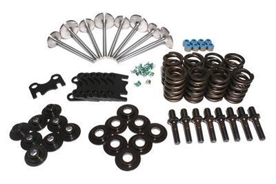 Cylinder Head Components, Valves, Springs, Retainers, Locks, Studs, Guideplates, 180-220cc Hyd Flat Heads, Kit