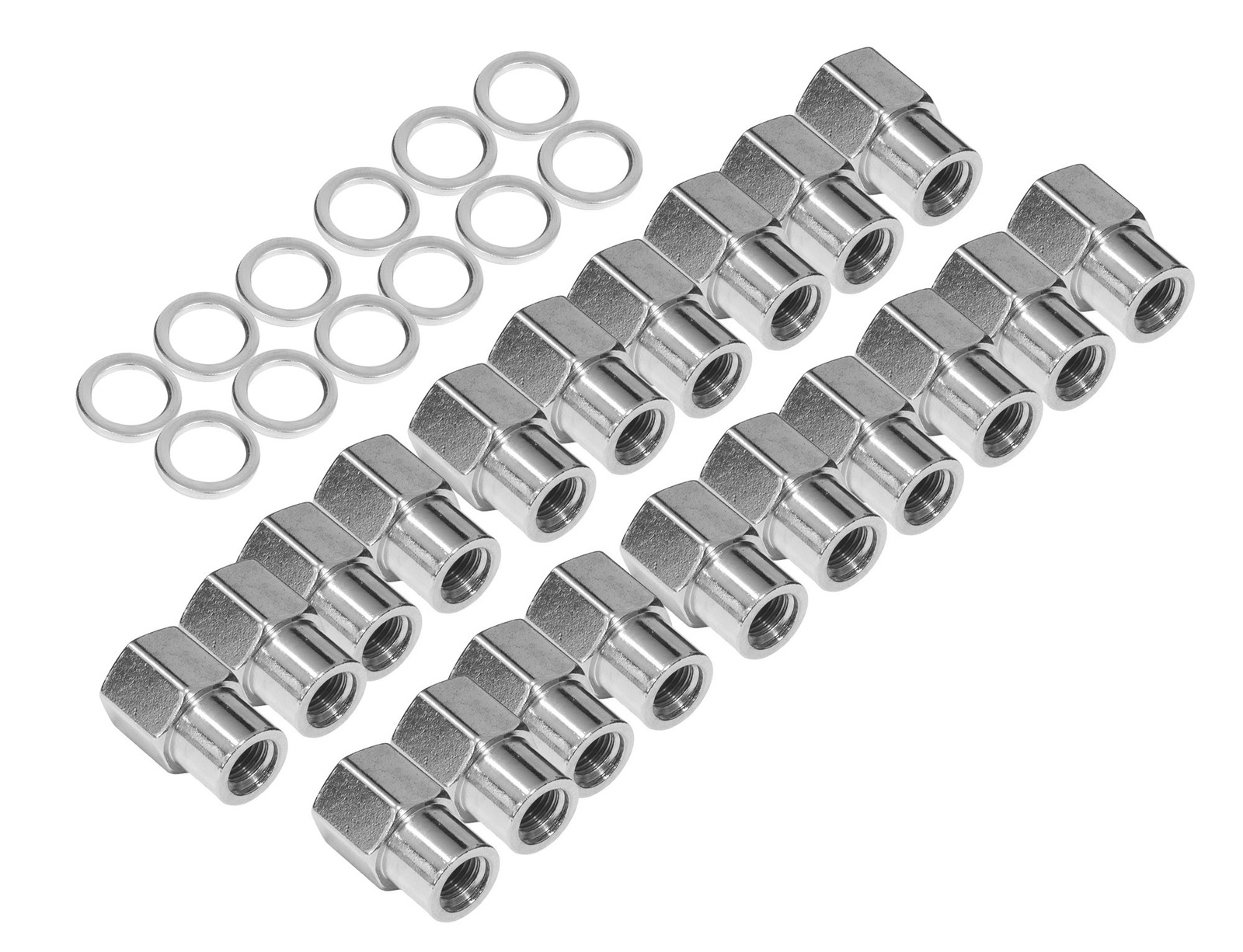 Wheel Nut & washer kit 7/16" suit Convo Pro 0.55 GM -Chrome 20pc