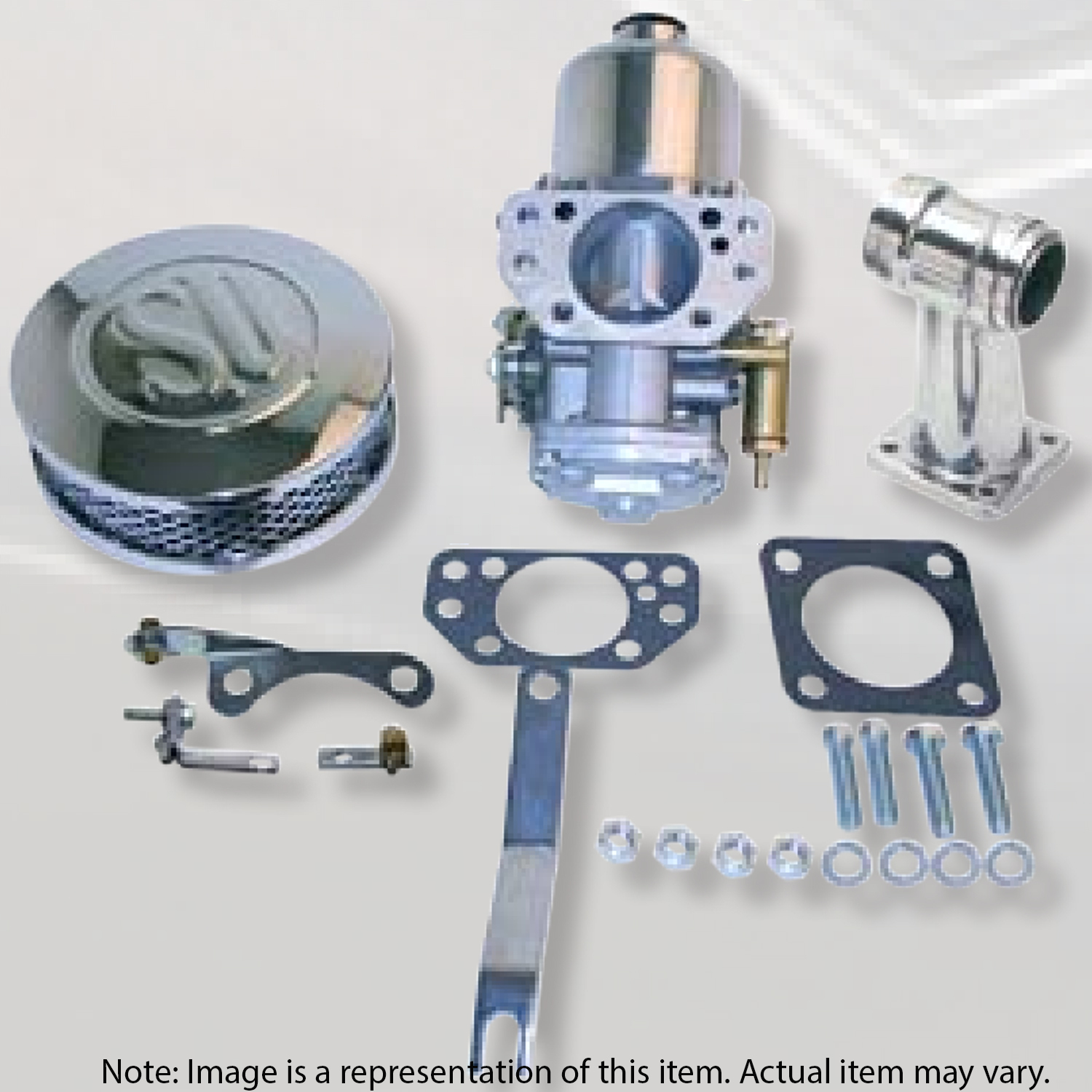Rivera Primo Eliminator II Polished SU Carburetor Kit suit Harley Pan Head