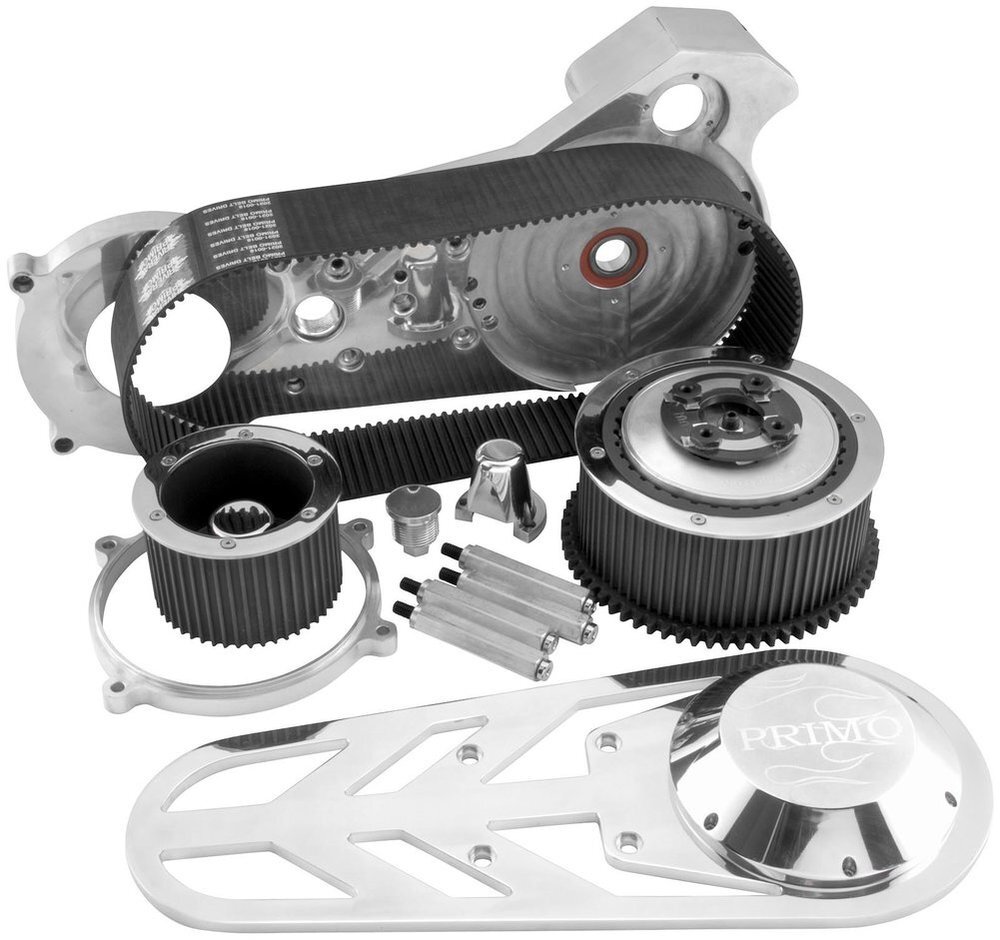 Brute 4 Extreme Open Primary Kit Polished suit Softail 1990-2006