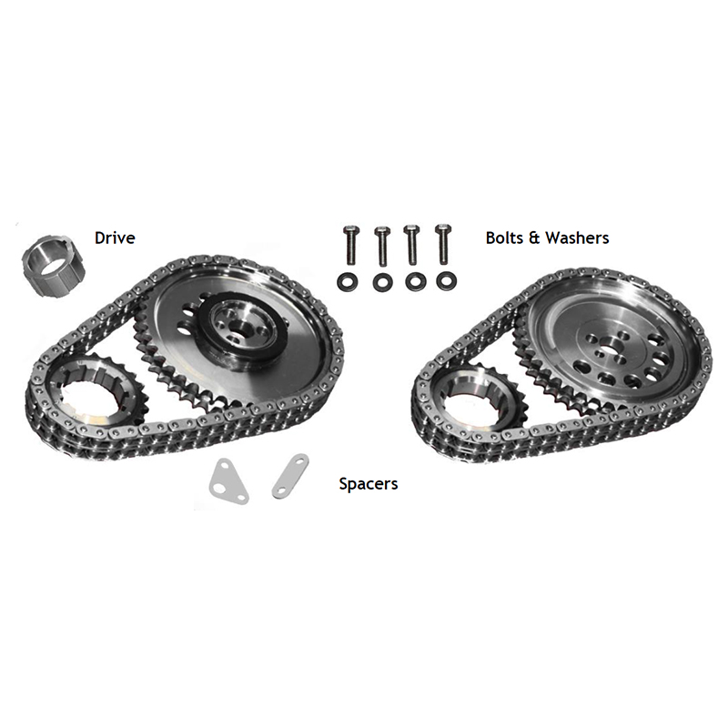 Timing Chain, Chev V8 Gen III LS2 Double Row With Torrington RHS Block