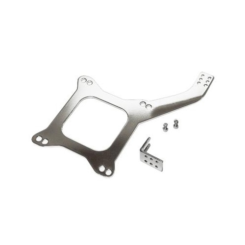 Throttle Cable Bracket, Steel, Chrome, Holley, Edelbrock, Carter, Each