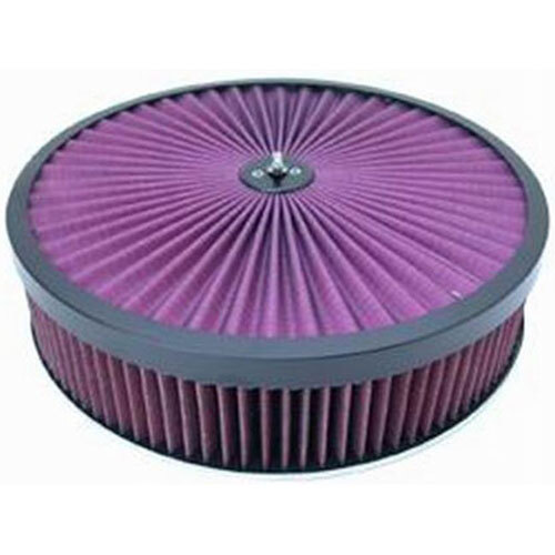14"X 3" "SUPER FLOW"AIR CLEANER KIT(BLACK/TRIM)