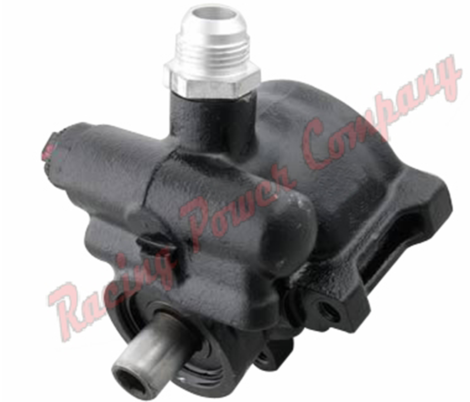 ALUM TYPE II POWER STEERING PUMP - POLISHED