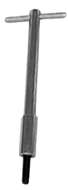 ALUMINUM T-BAR WING NUT 4-3/4" WITH 1/4-20 SILVE