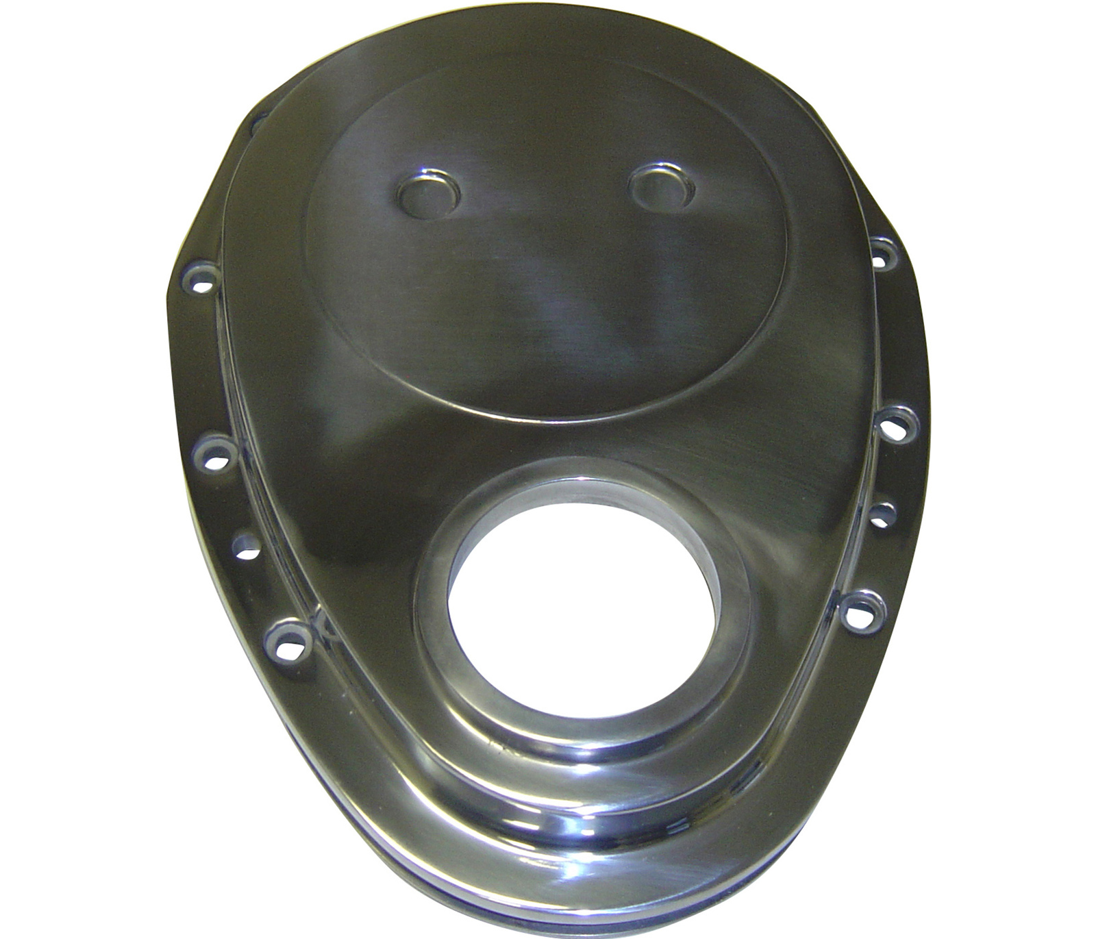 ALUM TIMING CHAIN COVER SB CHEVY - RAW