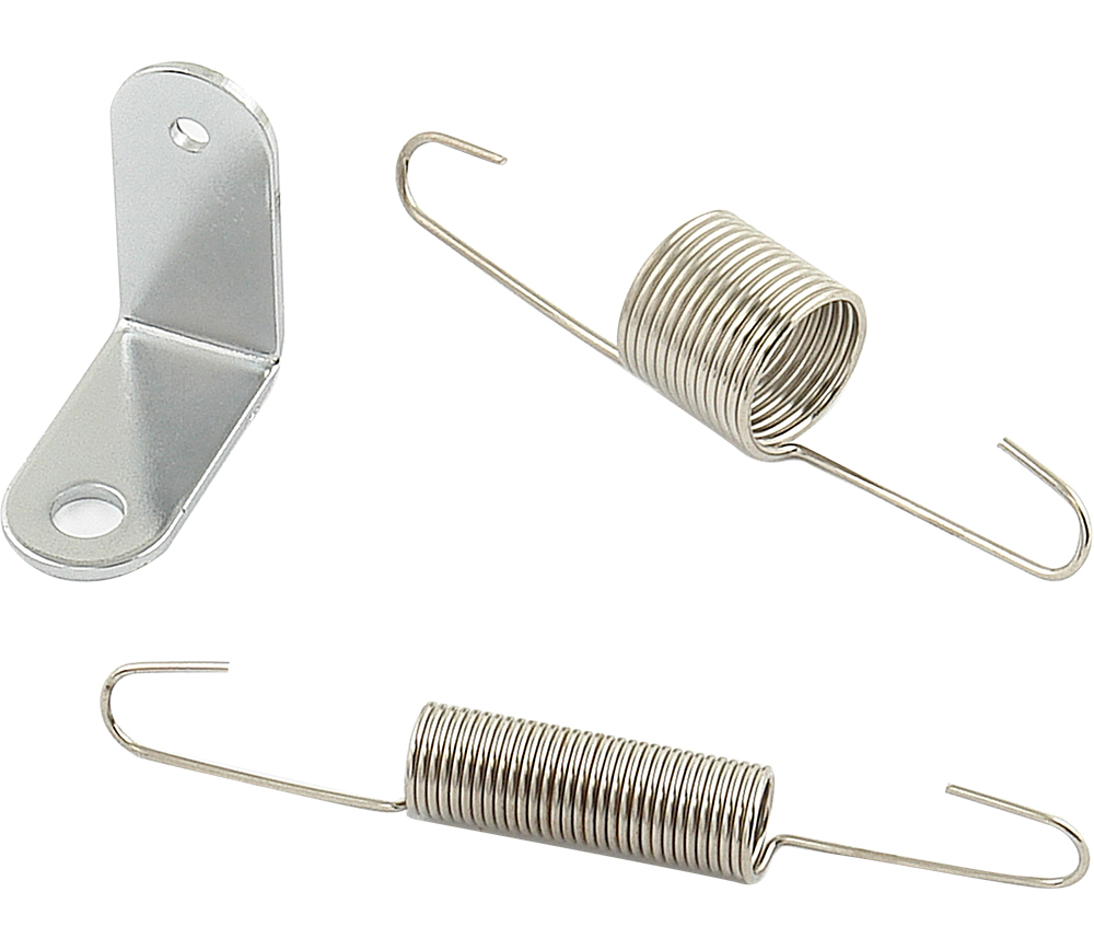 CHROME DUAL THROTTLE RETURN SPRING KIT