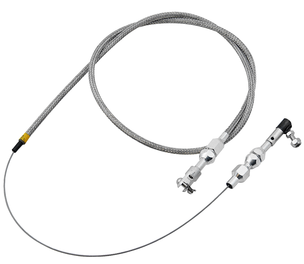 36" UNIVERSAL BRAIDED THROTTLE ASSEMBLY CABLE