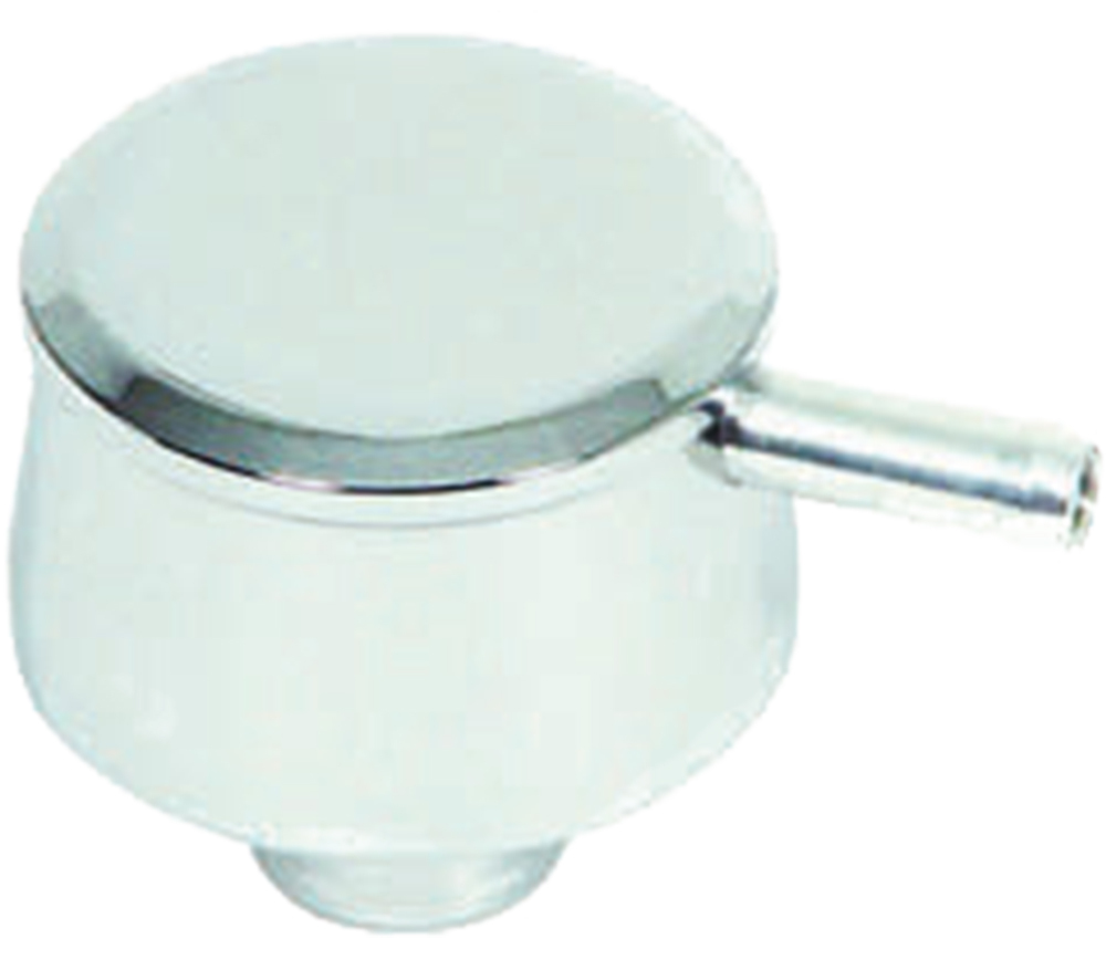 BK/CHROME Aluminium BREATHER BALL MILLED EACH