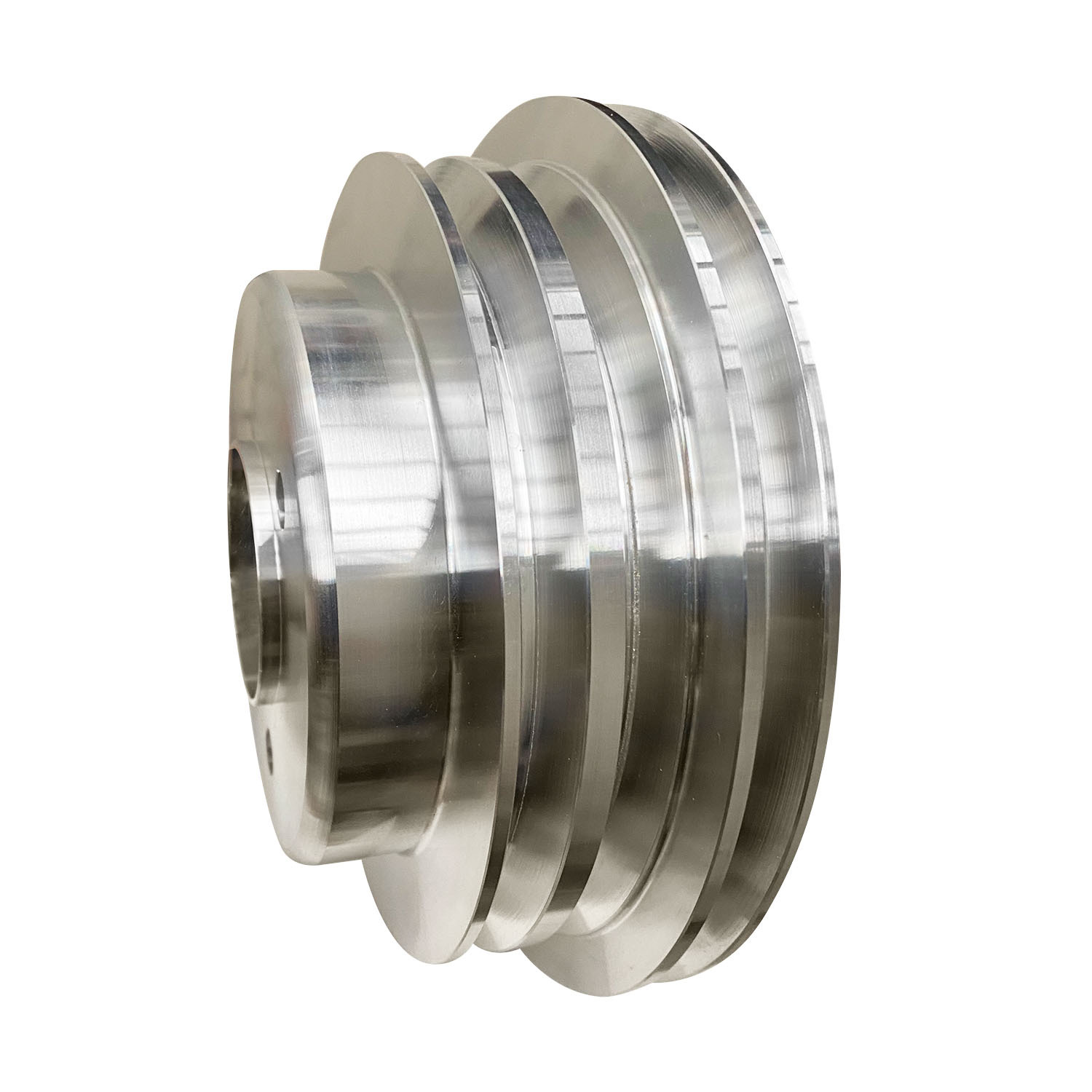 ALUM CRANK PULLEY 3-GROOVE BB CHEVY LWP