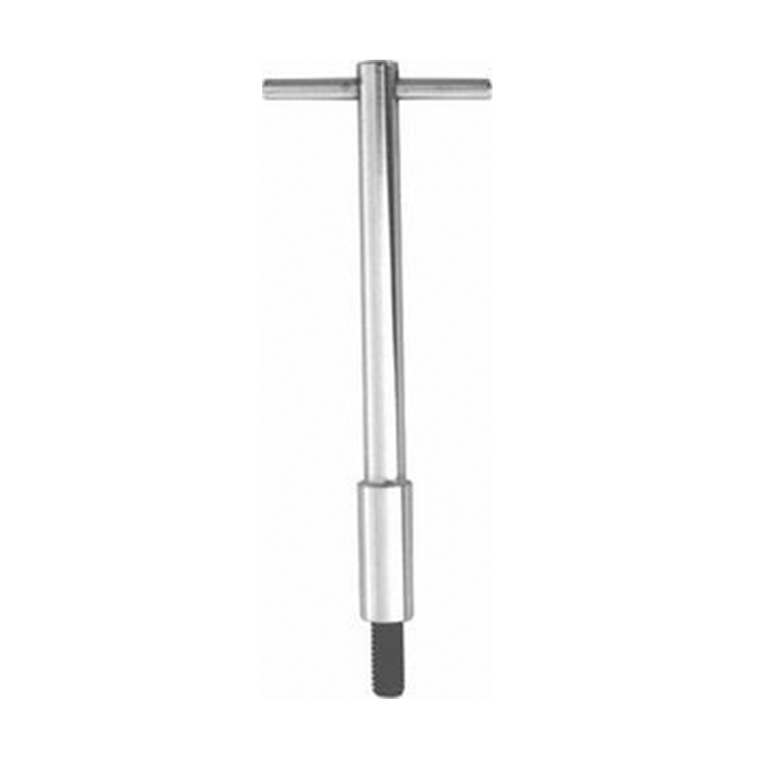 WING NUT T-BAR 4" WITH 1/4-20 STUD TREADS CHROME