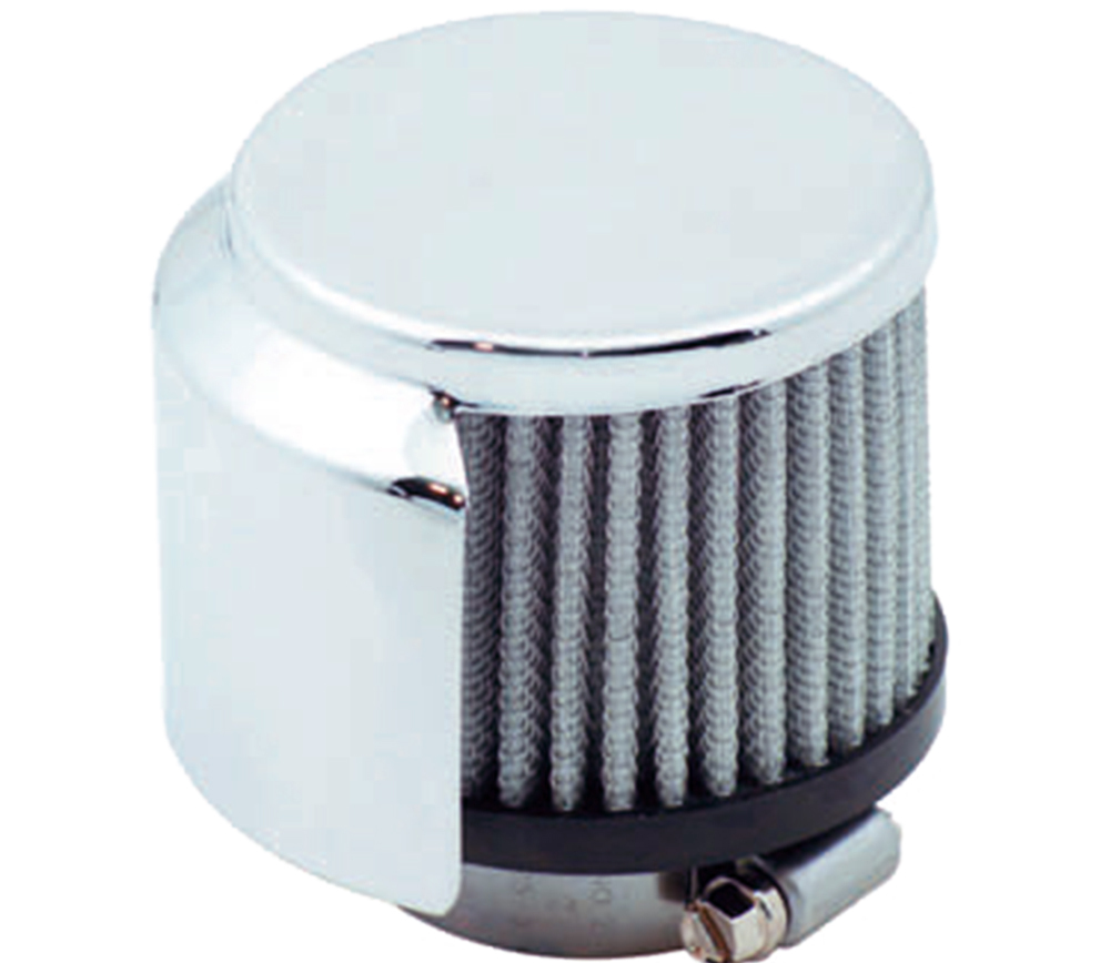 BREATHER HI-PERF 3" TALL- PUSH IN / CHROME