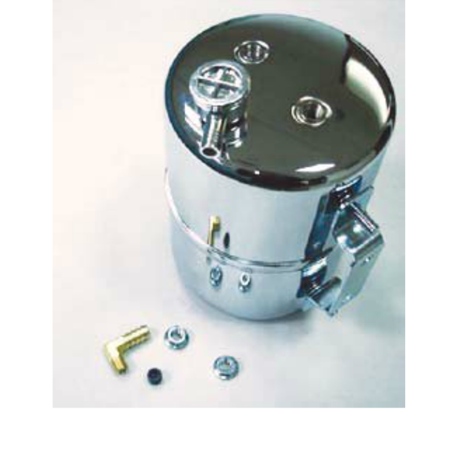 ALUMINUM VACUUM RESERVOIR TANK - CLEAR ANODIZED