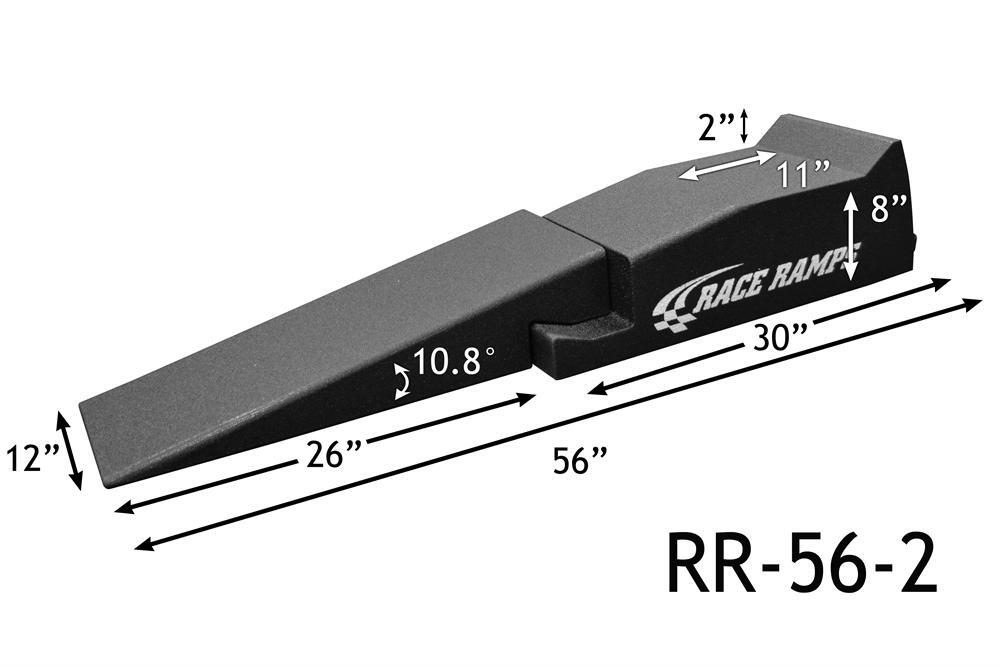 Race Ramps 56 in. Length 8 in. Height 2-Piece Design Pair