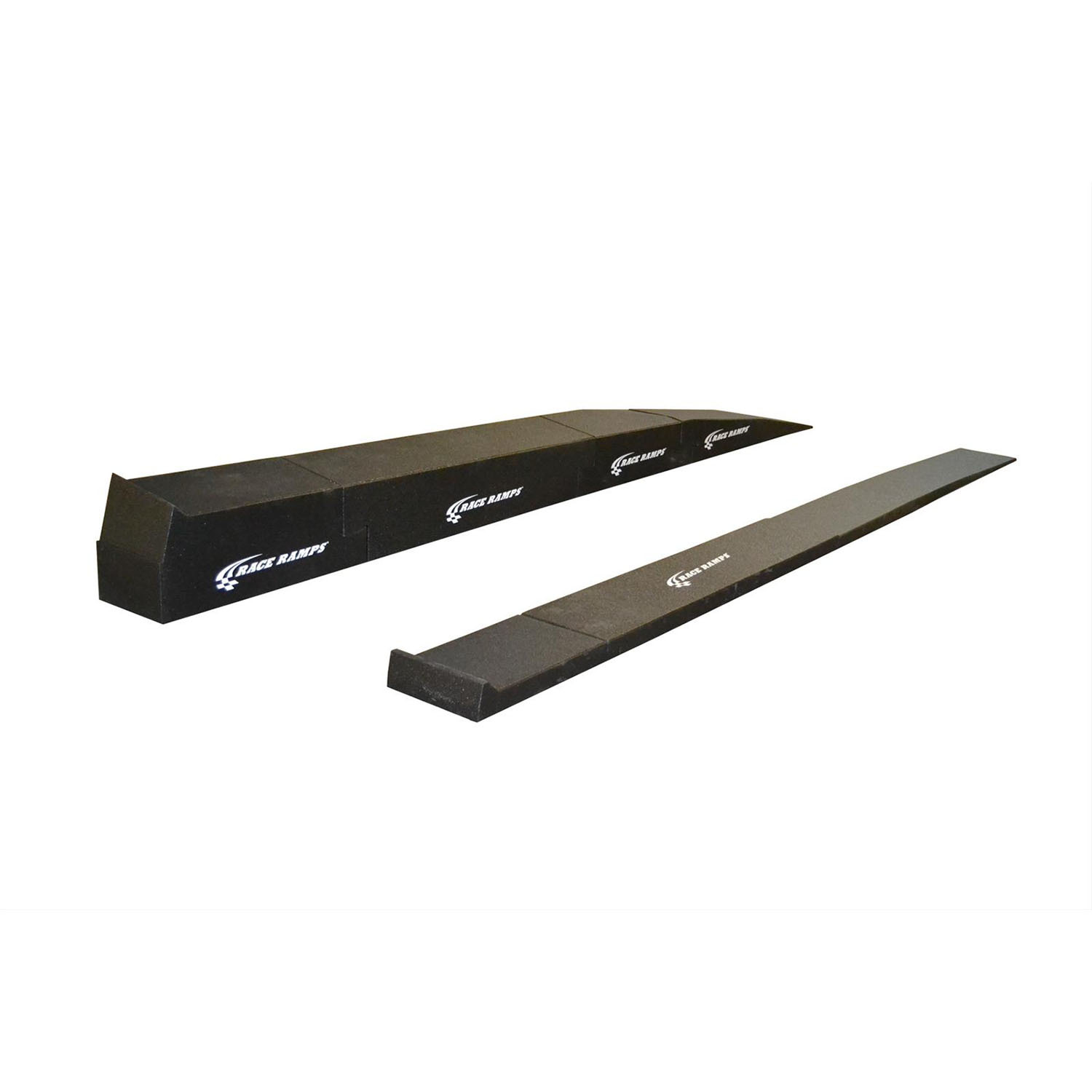 Ramps Banked Track Display Composite Foam Black 16 in. Width 220 in. Length 18 in. Height Pair