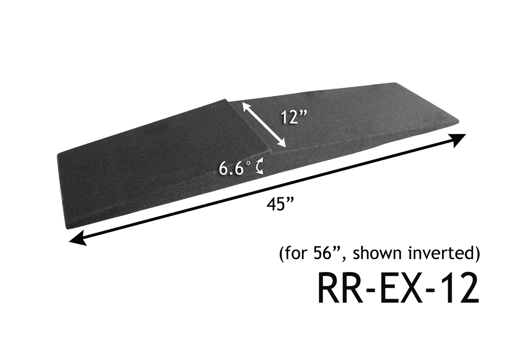 Ramp X-Tenders for 56'' Service Ramps Composite Foam Black 45 in. Length 12 in. Width Pair