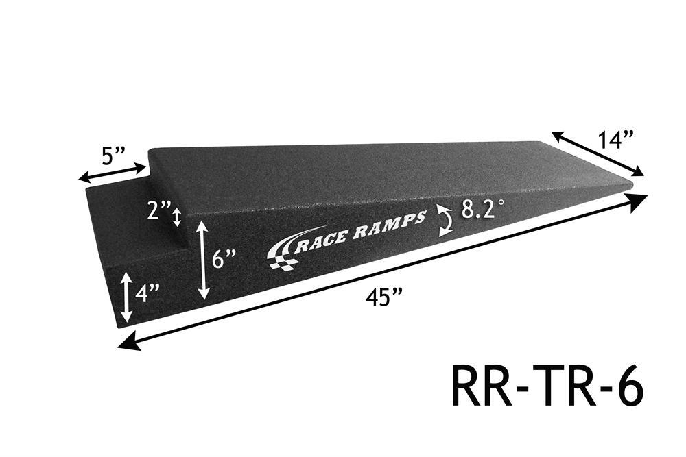 Trailer Ramps 45 in. Length 6 in. Height 1-Piece Design Pair