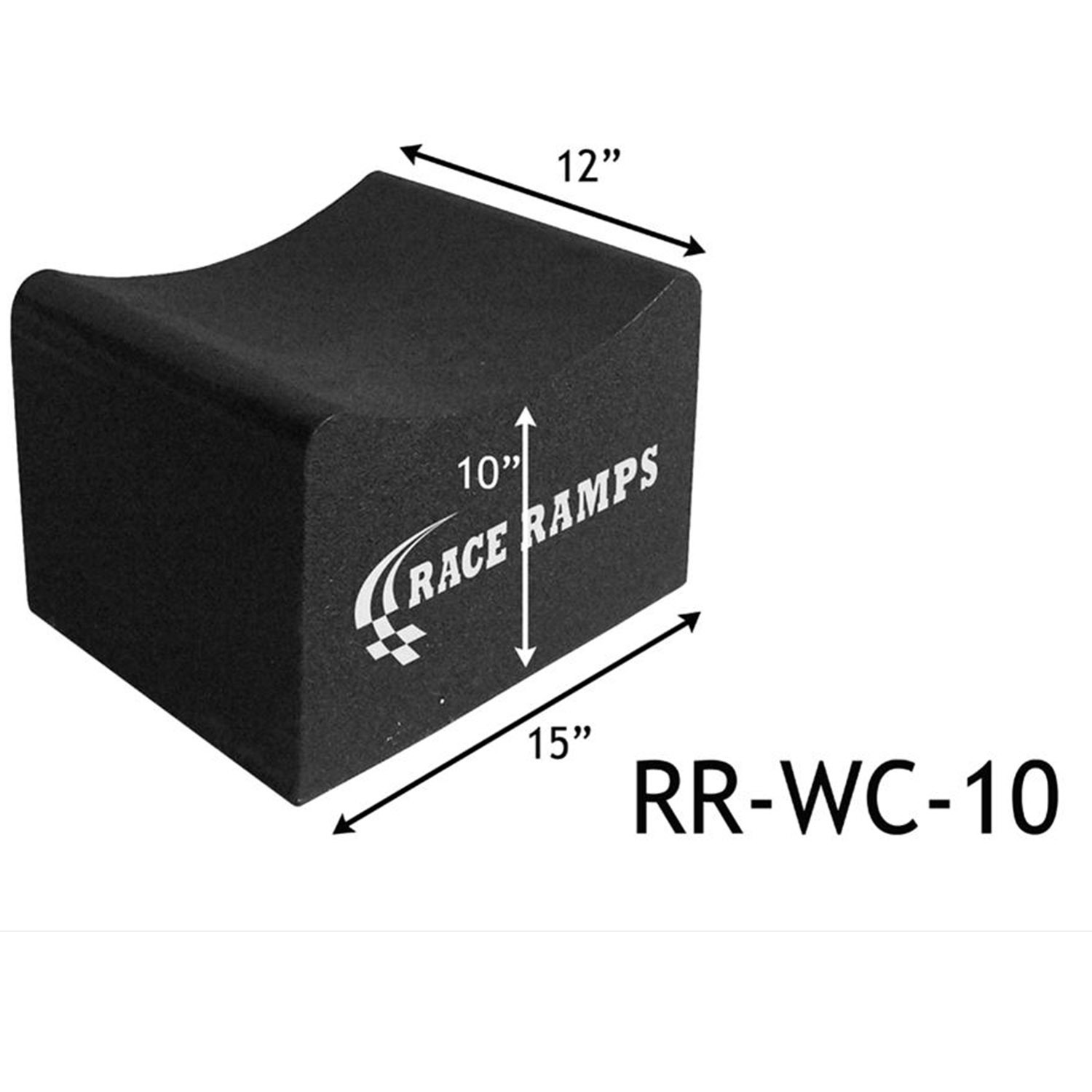Wheel Cribs 15 in. x 12 in. x 10 in Composite Foam Black Pair