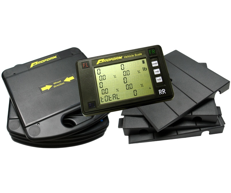 5000lb Wireless Vehicle Weighing Scale: 4-Pad System 4 Ramps Included