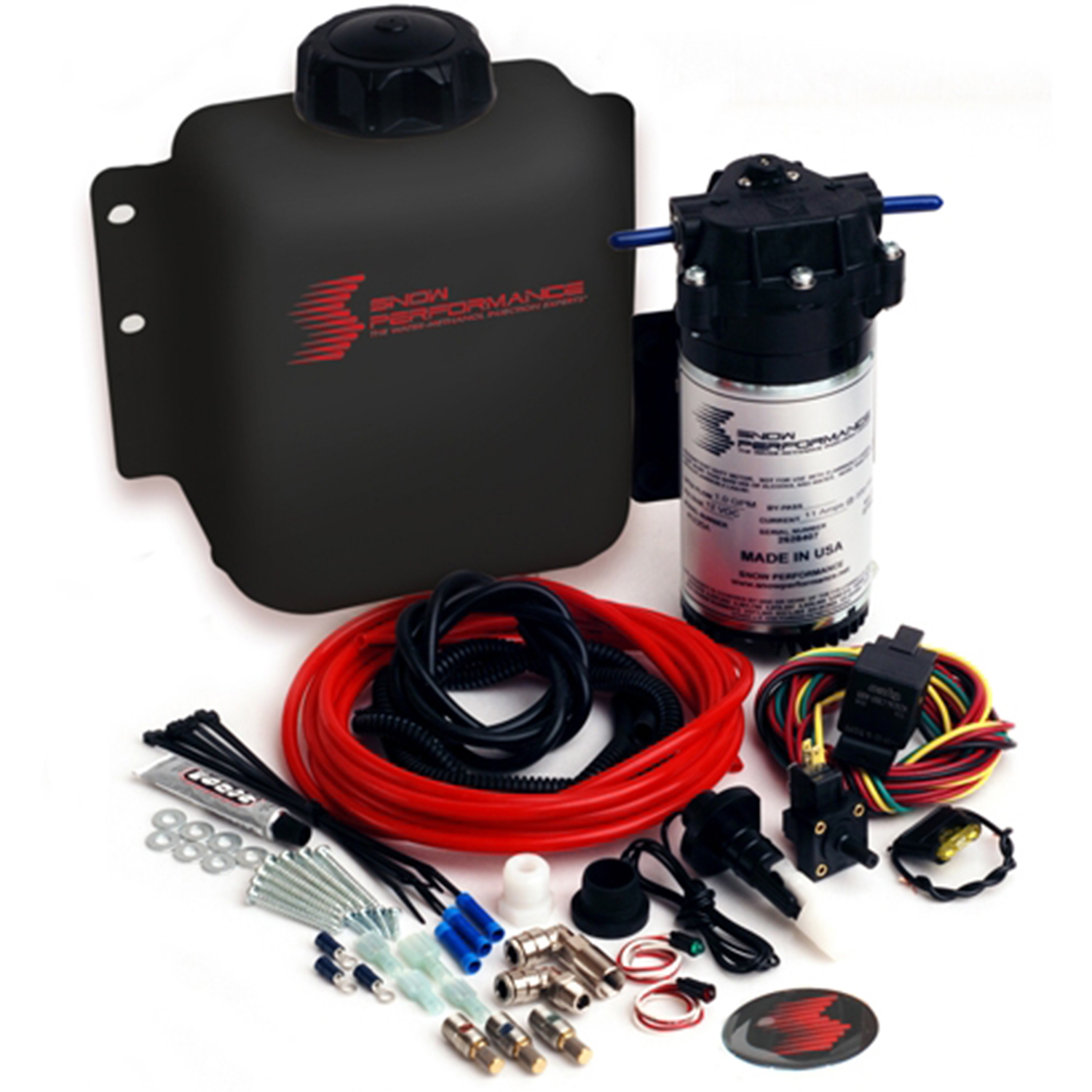 Water/Methanol Injection System, Boost Cooler Stage-1, Water Injection Pump, Reservoir, Wiring Harness, Kit