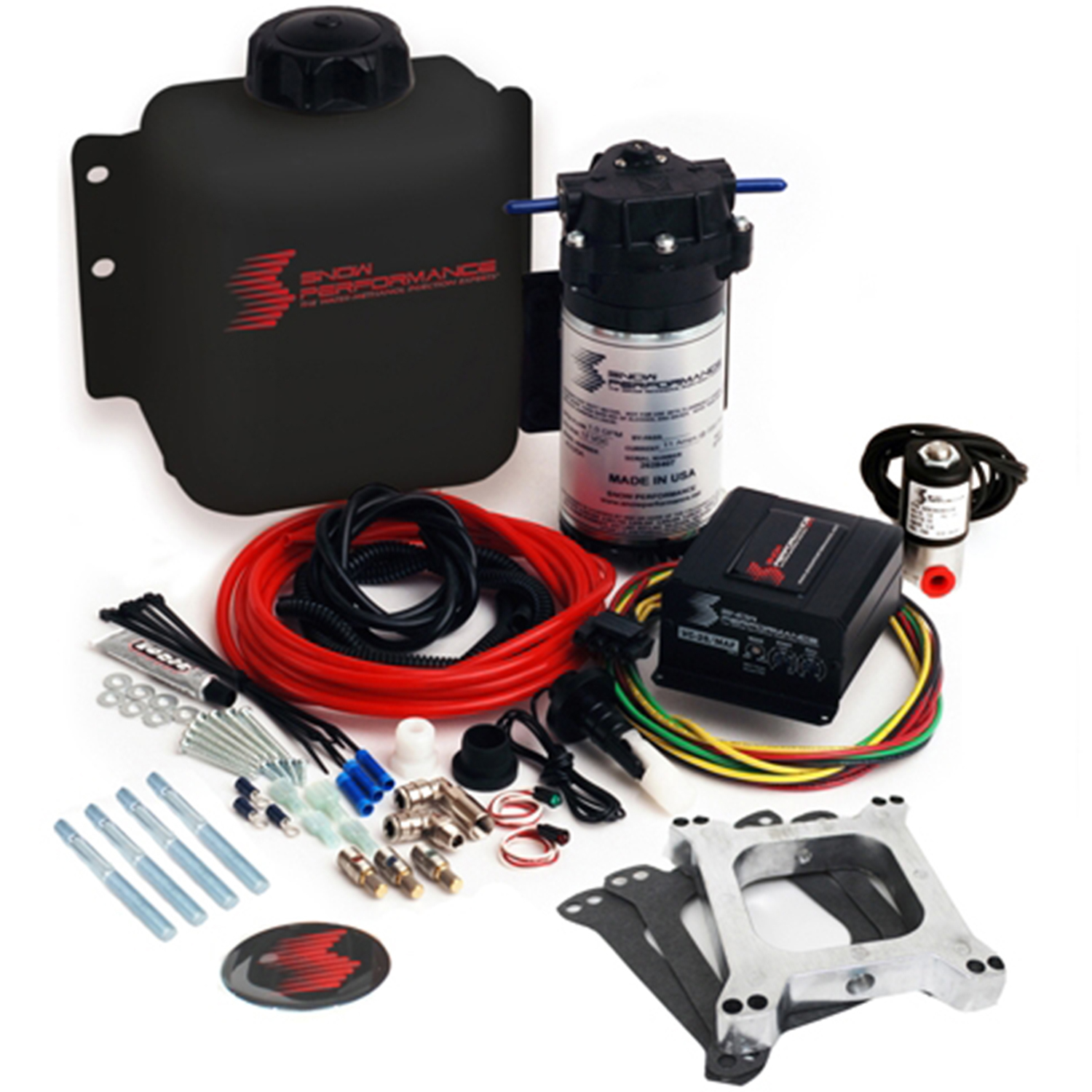 Water/Methanol Injection System, Stage-2 Muscle Car, Water Injection Pump, Reservoir, Wiring Harness, Kit