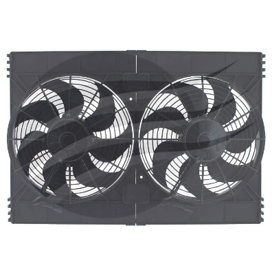 SPAL Style 12" High-Performance Electric Puller Fan – 12V, 1451 CFM, VA10-AP70/LL-61A