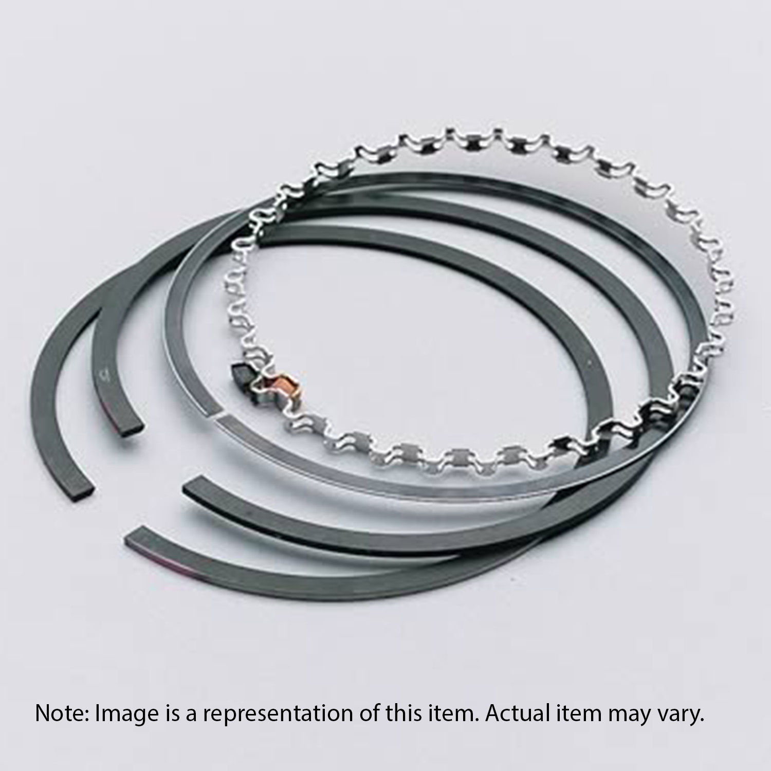 Piston Rings, Ford 6cyl Moly, 3.710 in. Bore, 5/64 in., 5/64 in., 3/16 in. Thickness, 6-Cylinder