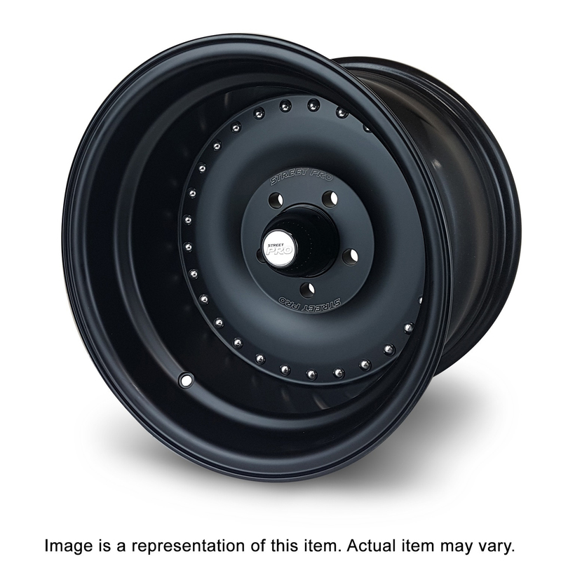 Auto Drag Wheel Blk 15x10' Ford 5 x 4.5' Circle (-51)3.5' Back Space