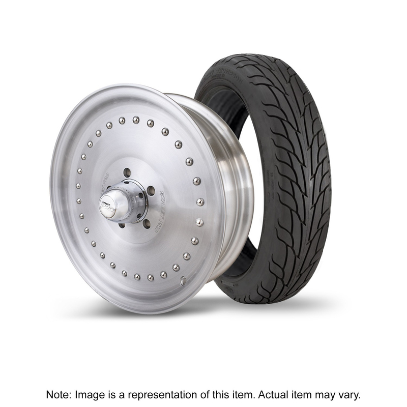 Auto Drag Wheel & Tyre Package Mickey SR Radial up to 195 15x4' Ford 5 x 4.5' Bolt Circle (-13) 2.0' Back Space