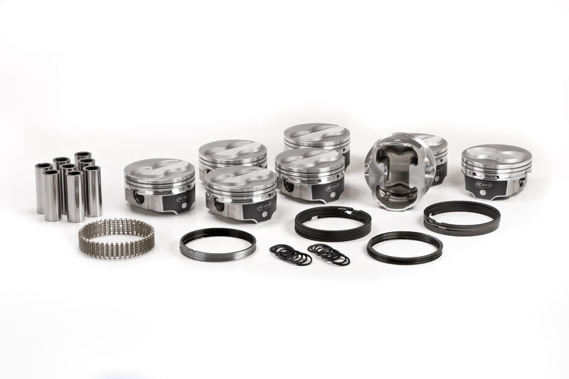 ICON FHR Piston - Chevrolet 350 6.00 Rod -6cc Dome Includes Ring Set