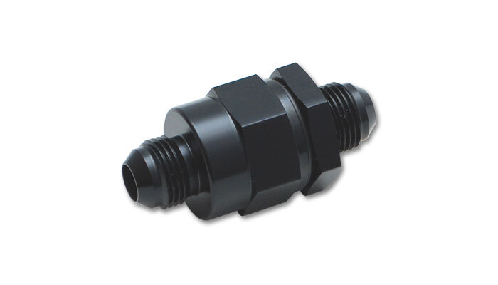 Check Valve with Integrated -12AN Male Flare Fittings